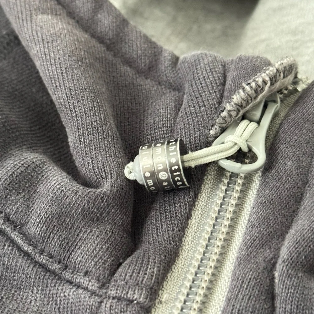 Lululemon Athletica Two-Tone Gray Women's Hoodie - Picture 5 of 7